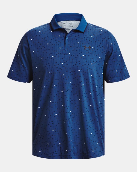 Polo UA Iso-Chill Edge para hombre, Blue, pdpMainDesktop image number 5